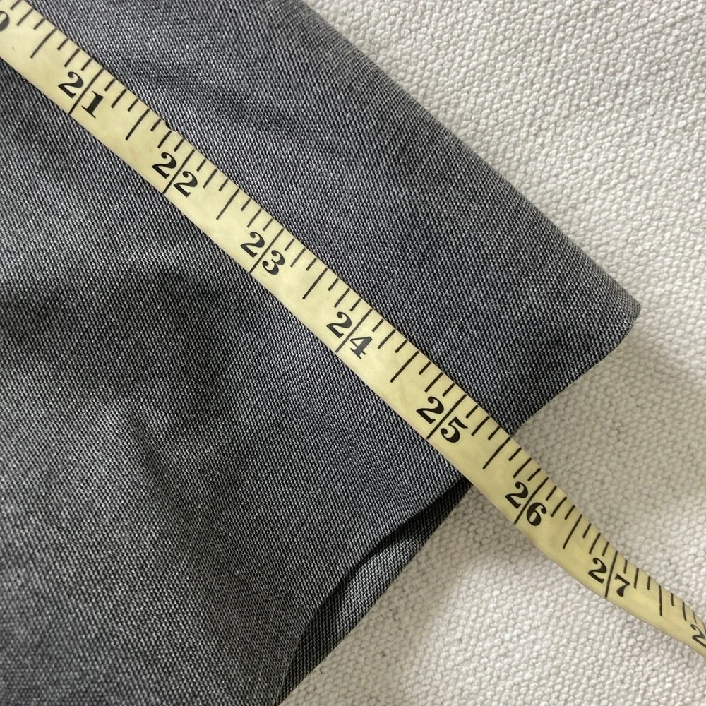 Haggar Suit Mens 50R Gray 2 Button Polyester Rayon Pants 42W 30L